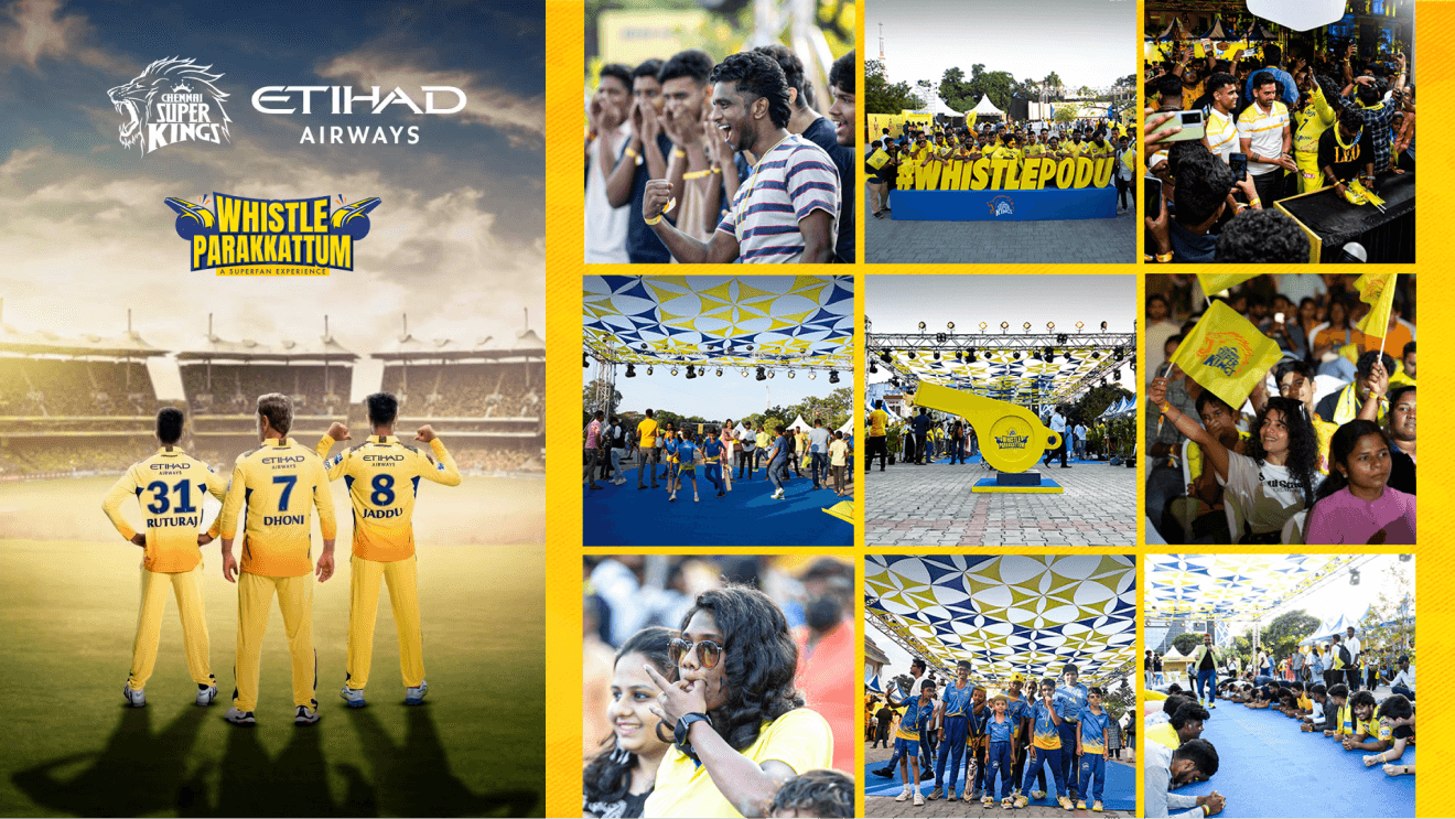 Chennai Super Kings campaign visual