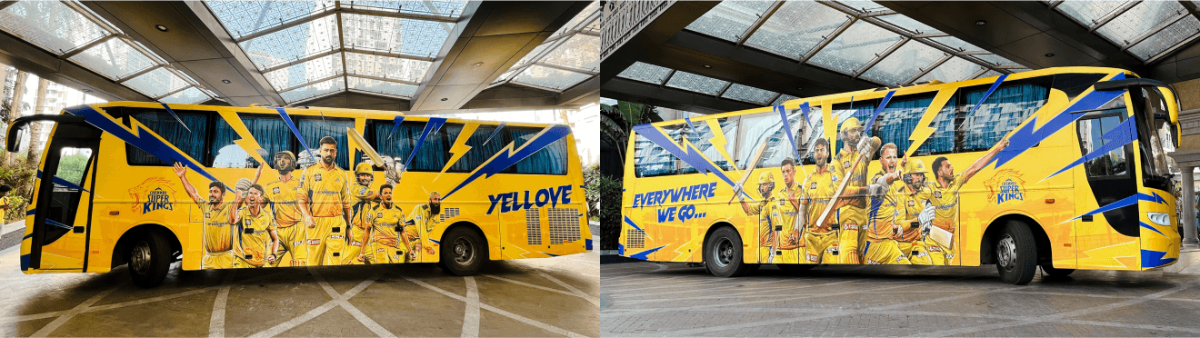 Chennai Super Kings campaign visual