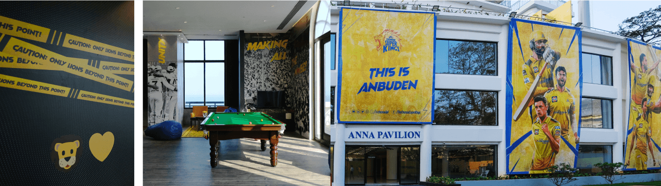 Chennai Super Kings campaign visual