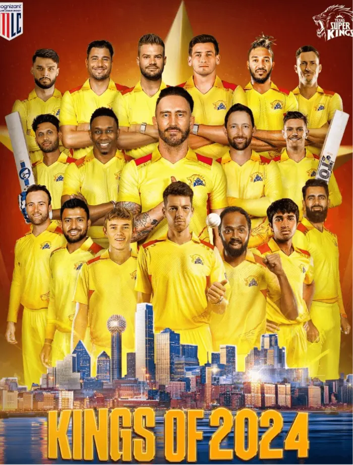 Kings of 2024, a Texas Super Kings team poster