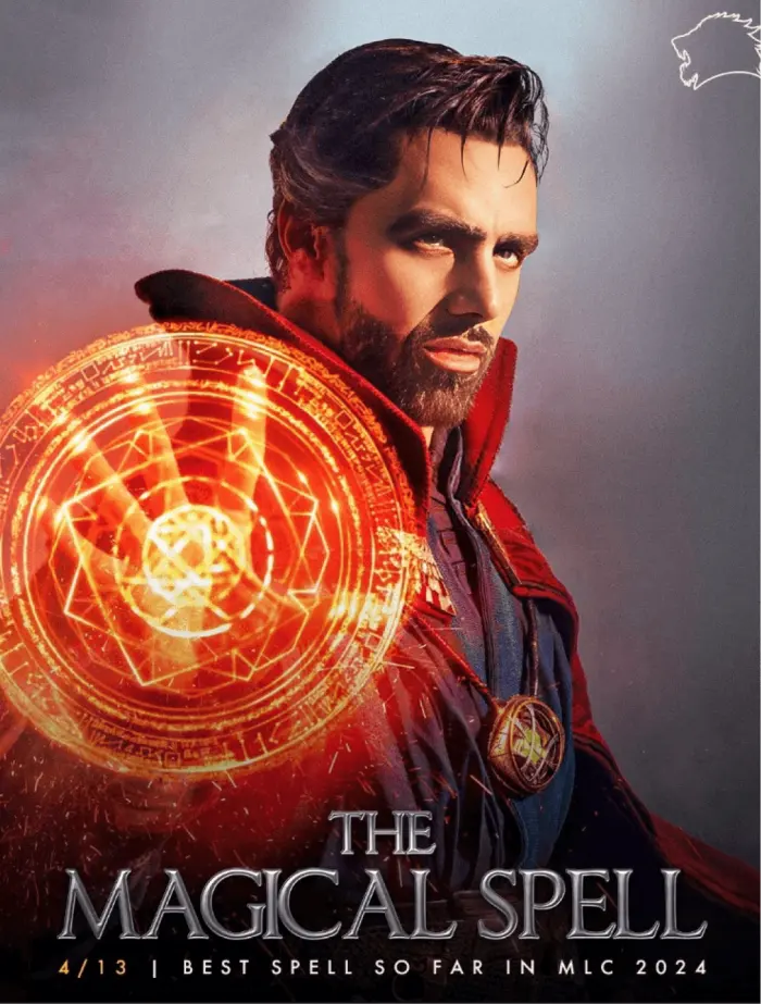 The magical spell, a Texas Super Kings player poster